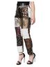 Dolce & Gabbana Basic 100% Cotton Solid Multi Color Multicolor Patchwork Jacquard High Waist Women's Pants Size XS - photo 2