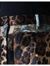Dolce & Gabbana Basic 100% Cotton Solid Multi Color Multicolor Patchwork Jacquard High Waist Women's Pants Size XS - photo 4