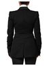 Dolce & Gabbana Basic 100% Wool Solid Black Black Wool Single Breasted Blazer Women's Jacket Size S - photo 3