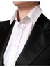 Dolce & Gabbana Basic 100% Wool Solid Black Black Wool Single Breasted Blazer Women's Jacket Size S - photo 4
