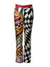 Dolce & Gabbana Basic 100% Other Solid Multi Color Multicolor Carretto Pattern Straight Women's Pants Size S - photo 1