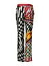 Dolce & Gabbana Basic 100% Other Solid Multi Color Multicolor Carretto Pattern Straight Women's Pants Size S - photo 2