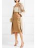 Stuart Weitzman 100% Patent Leather Tan Heels Size 10 1/2 - photo 4