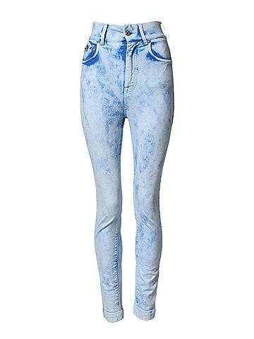 Dolce & Gabbana Basic Light Blue High Waist Skinny Denim Women's Jeans (view 1)