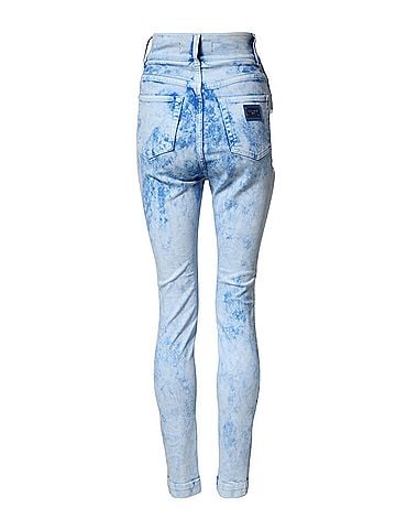 Dolce & Gabbana Basic Light Blue High Waist Skinny Denim Women's Jeans (view 2)