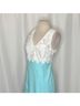Lilly Pulitzer 100% Polyester Solid Teal White Cocktail Dress Size 4 - photo 5