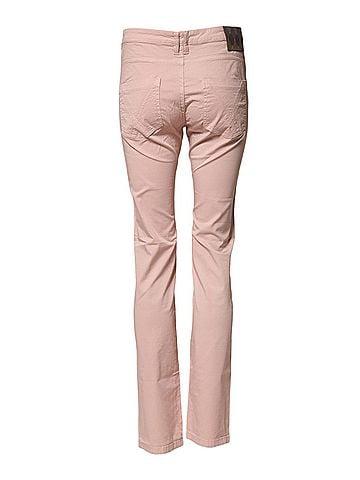 Ballantyne Light Pink Cotton Mid Waist Skinny Fit Denim Women's Jeans (view 2)