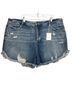 Good American Solid Denim Shorts Size 22 - photo 1