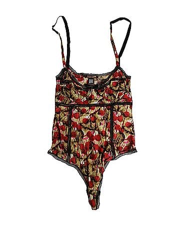 Roberto Cavalli Multicolor CherryPrint Lace Bodysuit Women's Underwear (view 1)