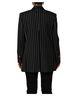 Dolce & Gabbana Basic 100% Silk Solid Black Black Stripe Double-Breasted Blazer Women's Jacket Size XL - photo 3