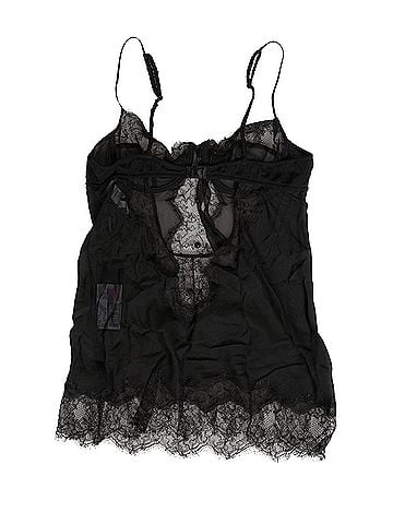 Dolce & Gabbana Basic Black Silk Lace Lingerie Chemise Top Women's Underwear (view 1)