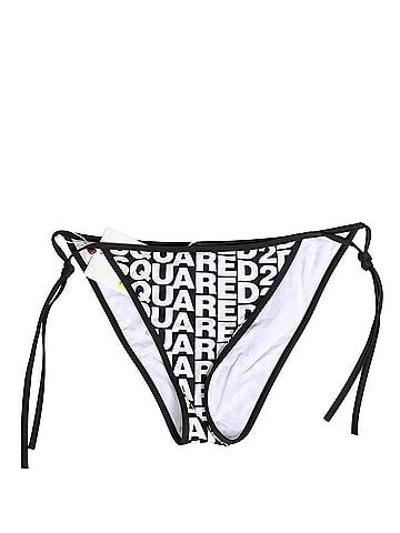 Dsquared2 Multicolor Nylon Logo Print Bikini Bottom Women's Swimwear (view 1)
