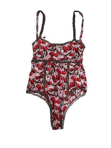 Roberto Cavalli Multicolor CherryPrint Lace Bodysuit Women's Underwear (view 2)