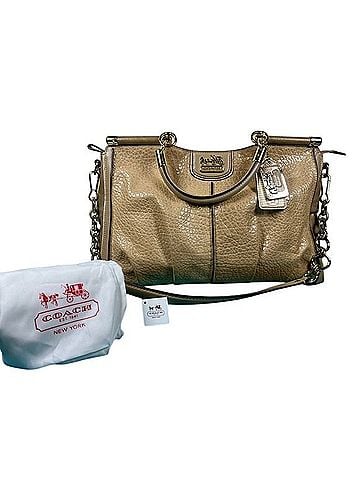 Coach Madison Caroline Leather Satchel (view 1)