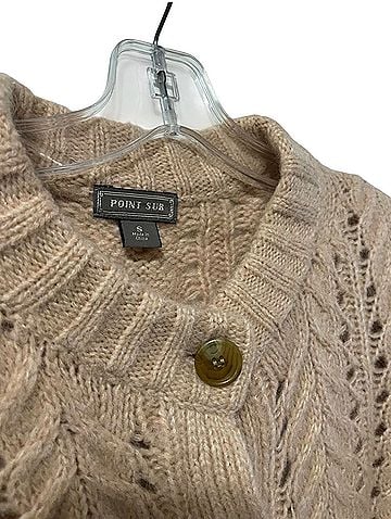 Point Sur Point Sur J. Crew Pointelle Knit   sweater Cardigan (view 2)