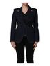 Dolce & Gabbana Basic 100% Cotton Solid Blue Blue Single-Breasted Denim Blazer Women's Jacket Size XS - photo 1