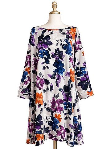Simply Vera Vera Wang Floral Casual Dress (view 1)