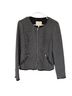 Rebecca Taylor Solid Black White Blazer Size 8 - photo 1