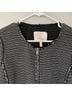 Rebecca Taylor Solid Black White Blazer Size 8 - photo 2