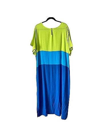 Diane von Furstenberg Color Block Maxi Dress Casual Dress (view 2)