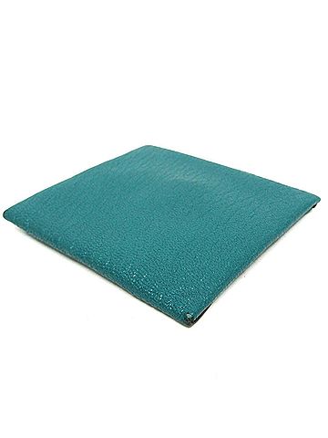 Hermès Hermes Bastia Women,Men Chevre Myzore Leather Coin Purse/coin Case Green (view 2)