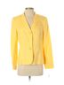 Talbots 100% Linen 100% Polyester Yellow Blazer Size 4 - photo 1