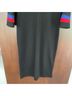 Lea & Viola Color Block Black Red Blue Casual Dress Size M - photo 9