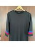 Lea & Viola Color Block Black Red Blue Casual Dress Size M - photo 5