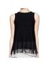 Theory Solid Black Tank Top Size M - photo 5