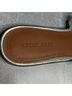 Coach 100% Leather Silver Sandals Size 8 1/2 - photo 3