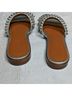Coach 100% Leather Silver Sandals Size 8 1/2 - photo 8