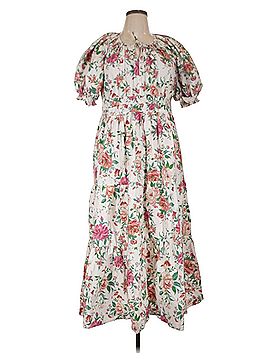 off the shoulder flowy maxi dress Full Size Polka Dot One-Shoulder Maxi Dress Plus Size Green / XL main image 0