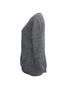 Hermès  Hermès Knitted Buttoned Cardigan in Grey Wool (view 2)