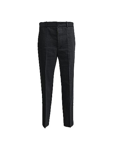 Isabel Marant  Isabel Marant Etoile Slim-Fit Trousers in Black Cotton (view 1)