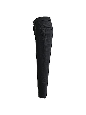 Isabel Marant  Isabel Marant Etoile Slim-Fit Trousers in Black Cotton (view 2)