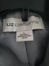 Liz Claiborne 62% Polyester 32% Rayon 6% Spandex 100% Polyester Solid Gray Coat Size L - photo 6