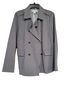 Liz Claiborne 62% Polyester 32% Rayon 6% Spandex 100% Polyester Solid Gray Coat Size L - photo 1