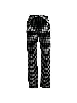 Isabel Marant Isabel Marant Check-Print Tweed Trousers in Black Cotton (view 1)