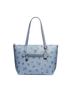 Coach Floral Blue Leather Tote One size - photo 2