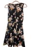 Eight Sixty Floral Black Multi Color Cocktail Dress Size S - photo 1
