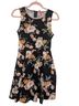 Eight Sixty Floral Black Multi Color Cocktail Dress Size S - photo 2