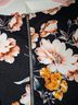 Eight Sixty Floral Black Multi Color Cocktail Dress Size S - photo 6