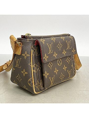 Louis Vuitton Louis Vuitton Monogram Vivacite PM Shoulder Bag M51165 Brown Women's (view 2)