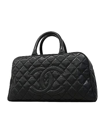 Chanel Chanel Matelassé handbag, caviar leather, black, women's. (view 1)