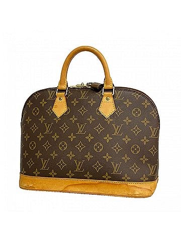 Louis Vuitton Louis Vuitton Alma Monogram Handbag M51130 Brown Women's (view 1)