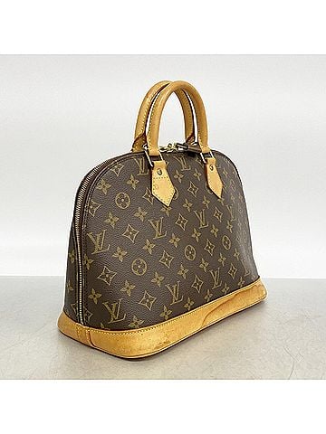 Louis Vuitton Louis Vuitton Alma Monogram Handbag M51130 Brown Women's (view 2)