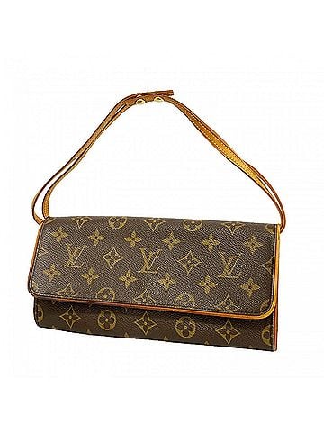 Louis Vuitton Louis Vuitton Monogram Pochette Twin GM Shoulder Bag M51852 Brown Women's (view 1)