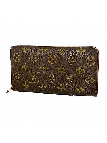 Louis Vuitton Louis Vuitton Monogram Portemonnaie Zip Long Wallet M61727 Brown Women's (view 1)