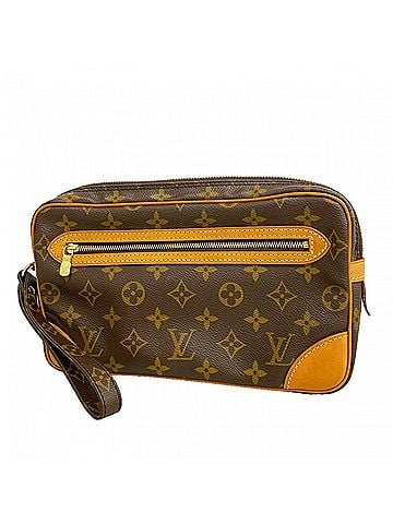 Louis Vuitton Louis Vuitton Monogram Marly Dragonne GM Clutch Bag M51825 Brown Men's (view 1)