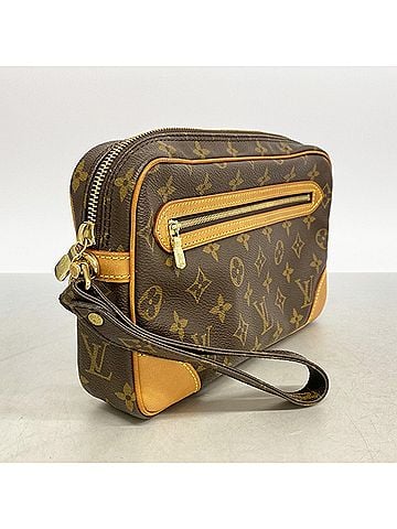 Louis Vuitton Louis Vuitton Monogram Marly Dragonne GM Clutch Bag M51825 Brown Men's (view 2)